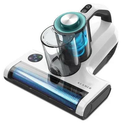 Produktbild von KLAMER Milbenstaubsauger mit UV-Licht, Leistungsstarker 18kPa & 450W Milbensauger mit Milben-Sensor, Ultraschall & Ionen, entfernt bis zu 99,9% der Milben, Bakterien und Allergene von Textilien