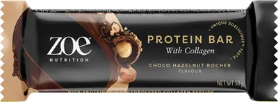 Immagine prodotto di zoe Protein Bar, 50 g - Choco Hazelnut Rocher