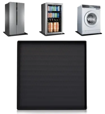 Produktbild von Kühlschrankmatte Silikon-Abtropfschale Kühlschrank-Unterlage - 60 x 60 cm - Antirutsch - Mit erhöhtem Rand