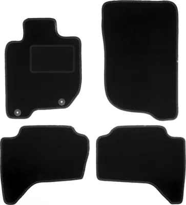 Immagine prodotto di Tappetini in velluto nero per: Mitsubishi L200 IV Pickup (2006-2015)