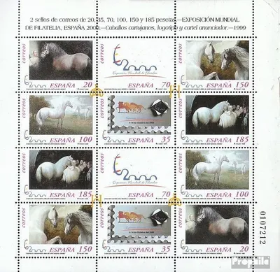 Produktbild von Briefmarken Spanien 1999 Mi 3512-3517Klb Kleinbogen (kompl.Ausg.) postfrisch Briefmarkenausstellung