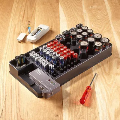 Produktbild von Batterie-Aufbewahrungsbox mit Tester