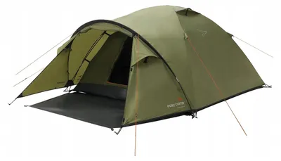 Zdjęcie produktu dla Easy Camp Hemsedal 4, Kemping, Twarda rama, Namiot tunelowy, 4 os., 5,6 kg, Zielony