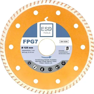Produktbild von Diamanttrennscheibe FPG7 Fliese Premium - Ø 125 mm