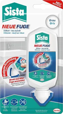 Produktbild von Sista 303679, 80 ml, Silikondichtungsmittel, Für die Nutzung im Innenbereich geeignet, Grau, 1 Stück(e)