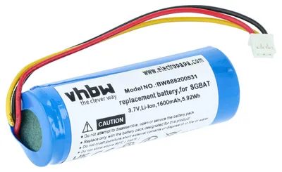 Produktbild von vhbw Akku kompatibel mit Intermec SG20BHP, SG20B 2DHC, SG20BHPHC Barcodescanner POS (1600 mAh, 3,7 V, Li-Ion)
