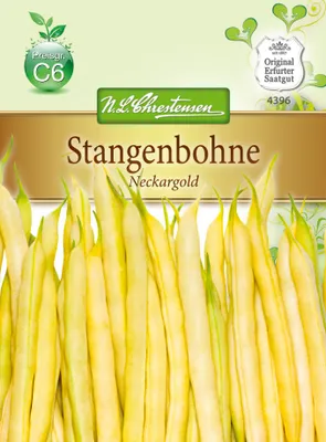 Produktbild von Stangenbohne Neckargold | Stangenbohnensamen von N.L. Chrestensen