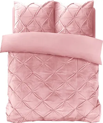 Produktbild von Sleeptime Samt Pintuck Rosa 240 x 200/220 cm