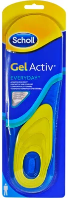 Image de Scholl 26167 2 Scholl Herren Einlegesohlen Gel Activ Everyday blau Größe 40-46,5