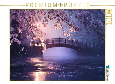 Produktbild von CALVENDO Puzzle Ein Motiv aus dem Kalender Japanische Kirschblüte | 1000 Teile Lege-Größe 64x48cm Foto-Puzzle für glückliche Stunden