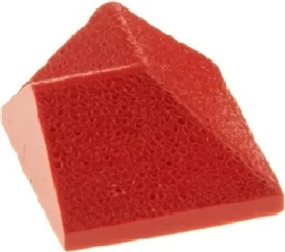 Produktbild von 1x Lego Dachstein 45° 2x2 rot Doppel Konkav Firststein schräg Stein 962