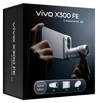 Zdjęcie produktu dla VIVO X300 FE, 16 cm (6.31"), 12 GB, 512 GB, 50 MP, Android 16.0, Czarny