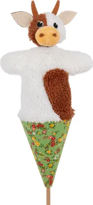 Obrázek produktu pro Kornoutová loutka Kráva 37 cm, vícebarevný, 12623B