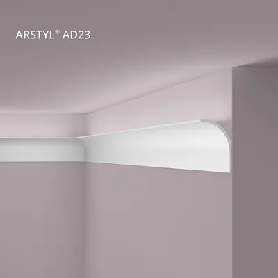 Produktbild von NMC AD23 ARSTYL Eckleiste Zierleiste Stuckleiste für Indirekte Beleuchtung 2 m
