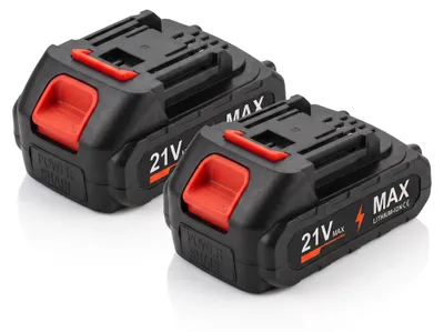 Obrázok produktu pre 3x Akumulátor 21V MAX 2.0Ah Li-Ion univerzálna náhradná batéria pre aku umývačku, pílu a záhradné náradie, sada 3 ks, Obrázok generovaný UI