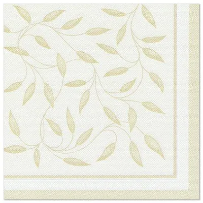 Produktbild von Servietten "ROYAL Collection" 1/4-Falz 40 cm x 40 cm champagner "New Mediterran"