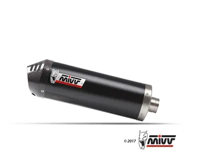 Zdjęcie produktu dla MIVV czarna owalna kompletna karbonowa zaślepka układu wydechowego do YAMAHA T-Max 560 2020-2021