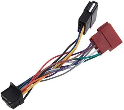 ISO Anschlusskabel Adapter Autoradio 16 Pin Pioneer schwarz
