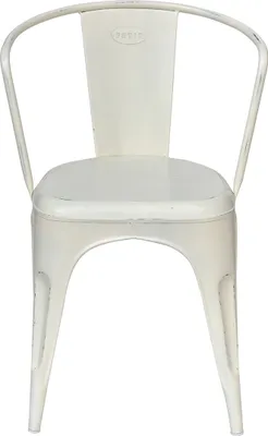 Immagine prodotto di Sedia da pranzo rustica e robusta in bianco antico - set di 4 pezzi