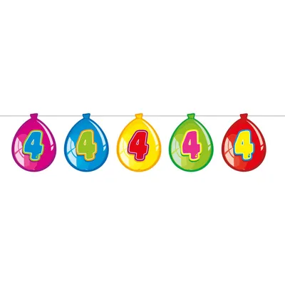 Immagine prodotto di Folat 65504, Catena luminosa, Multicolore, Compleanno, 320 mm, 210 mm, 10 mm