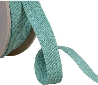 Produktbild von Schrägbandrolle, 25 m, 15 mm, Grün und Blau