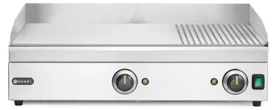 Produktbild von HENDI Grillplatte 1/3 gerillt, Kitchen Line, 220-240V/3500W, 697x474x(H)241mm