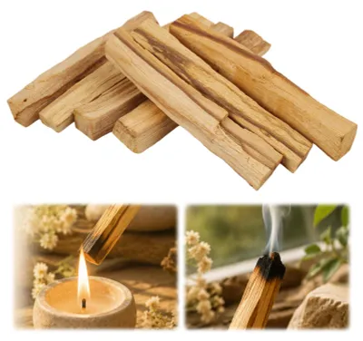 8 Palo Santo Stäbchen, natürlich aus Peru, Räucherholz