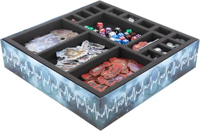 Produktbild von Schaumstoff-Set für Komanauten Brettspielbox – passgenauer Organizer