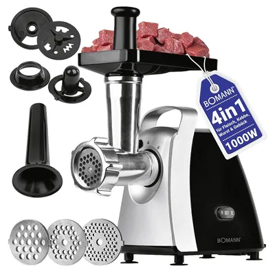 Immagine prodotto di BOMANN Fleischwolf FW6067CB 1000W Edelstahl/schwarz 302726 4004470606713