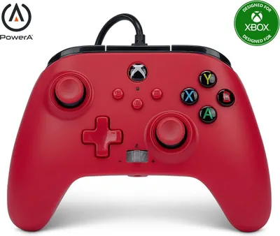 Image de Contrôleur de jeu Powera XBGP0008-01 Rouge