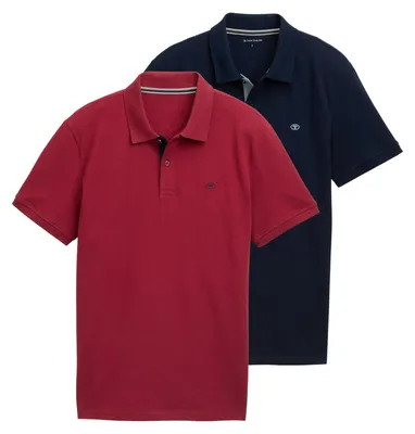 Produktbild von Tom Tailor Herren 1044879 Poloshirt, 35930 - Deep Red, 3XL EU