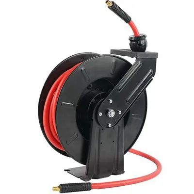 Immagine prodotto di Avvolgitubo pneumatico automatico - Bobina per tubo pneumatico 12,7 mm x 15,2 m