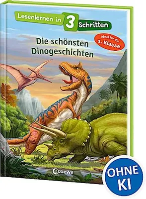 Immagine prodotto di Lesenlernen in 3 Schritten - Die schönsten Dinogeschichten