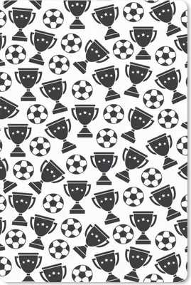 Produktbild von MuchoWow® Mauspad Mousepad Muster - Fußball - Pokal - Jungen - Kinder - Kind 18x27 cm - Mousepads - Maus Mat - Pad - Mausunterlage