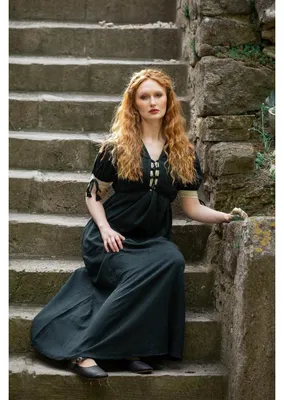 Produktbild von Sommerkleid Grün/Natur "Denise" M