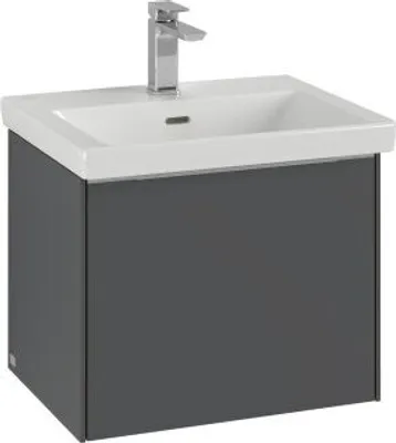 Produktbild von Villeroy & Boch Subway 3.0 Waschbeckenunterschrank, LED-Beleuchtung, 1 Auszug, 523x429x448mm, C579L0AF