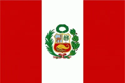 Produktbild von Peruanische Flagge, 250 x 150 cm, Stoffgewicht ca. 100 g/m² - Fahne - Hissfahne - Wetterfahne - zum Aufziehen - Keine billige Qualität aus China!