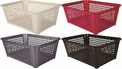 Zdjęcie produktu dla Kosz PH 36x26x14cm DOMINO 4 - mix wariantów lub kolorów