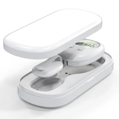 Produktbild von Kinder Bettnässer Alarm Kabellos, USB-Ladung, 3 Alarmeinstellungen, Ton & Vibration, Clip-Sender & Empfänger, 10 m Reichweite, Töpfchentraining