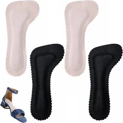 Imagen del producto de Plantillas autoadhesivas para zapatos de mujer, antideslizantes, 2 pares, para un agarre seguro