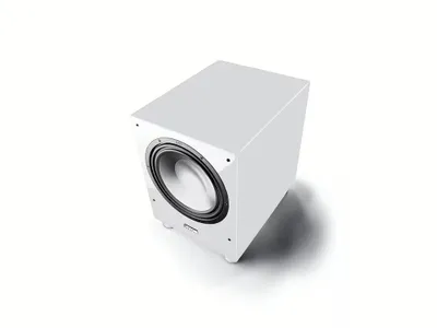 Produktbild von Canton SUB 1201 Aktiver Subwoofer Weiß Hochglanz 500/750 Watt
