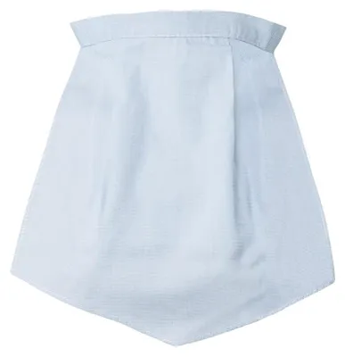 Tracheotomie-Tuch mit Klettverschluss, blau-weiß, 1 St.