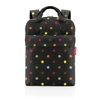 Produktbild von reisenthel allday backpack M, Rucksack, Freizeitrucksack, Tasche Handgepäck, Dots, 15 L, EJ7009