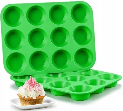 Obrázek produktu pro Silikonová forma Rossner na 12 muffinů, forma na cupcakes