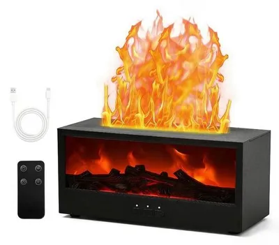 Productafbeelding van Aroma Diffuser met Vlam Effect en Afstandsbediening