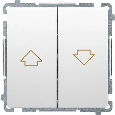 Produktbild von Kontakt-Simon BMZ1.01/11, Weiß, IP20, IP44, 250 V, 10 A, 75 mm, 41 mm
