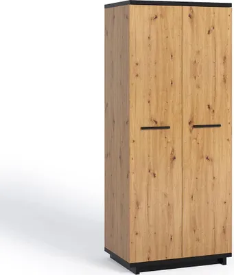 Produktbild von DESIGN MÖBEL Viertüriger Kleiderschrank – Garderobenschrank für Schlafzimmer & Kinderzimmer – INEZ mit Schubladen