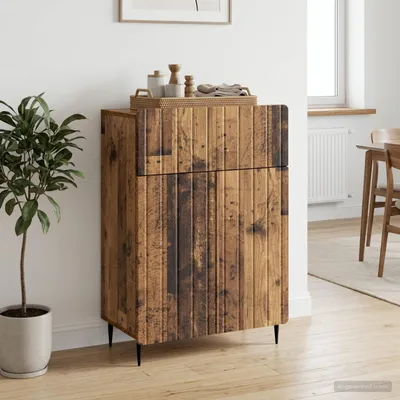 Image de Buffet vidaXL en bois recyclé 66 x 34,5 x 92 cm, aggloméré