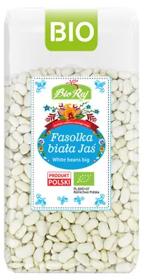 FASOLKA BIAŁA BIO (POLSKA) 500 g - BIO RAJ
