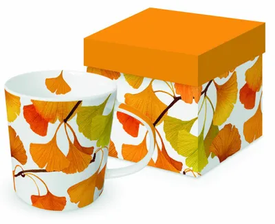 Obrázok produktu pre PPD Gingko Trend, hrnček, v darčekovej krabičke, hrnček/šálka, materiál: kvalitná čínsky porcelán, objem: 400 ml, kód: 360303411